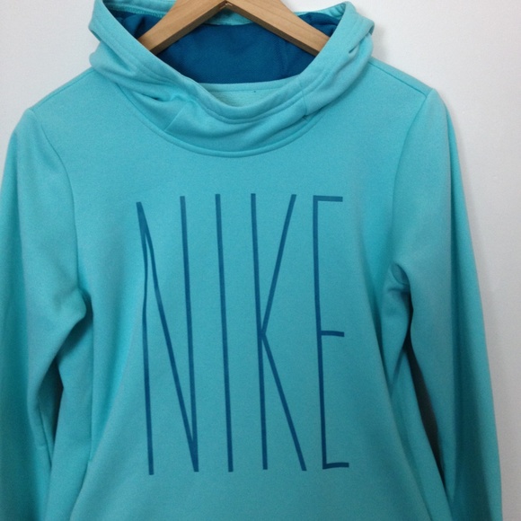 Nike Tops - Nike Dri-Fit Women Junior XL Teal Blue Sweatshirt